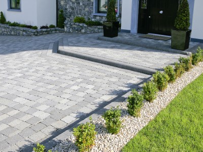 Natural Grey Tegula driveway